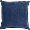 Navy Edgar Square 100% Cotton Pillow Cover