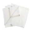White / Natural Tegan Linen Stripe 20