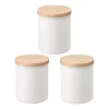 Tosca Yamazaki Home Ceramic Canister, Dry Food Kitchen Storage Container, Plain, 15.25 oz. Airtight