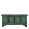 SEEMA Turquoise Antique Low Cabinet c.1920